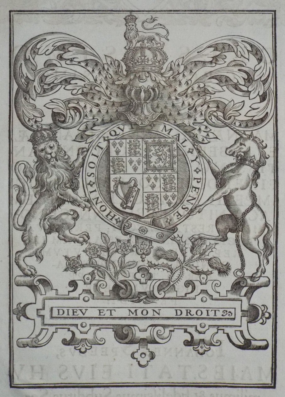 Print - (Arms of King James I)